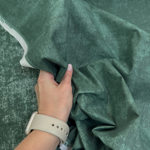 Ранфорс мрамор темный изумруд