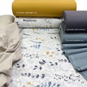 Ранфорс цветы 18