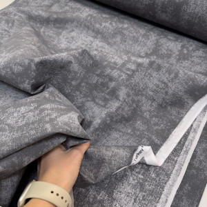 Ранфорс мрамор тёмно-серый