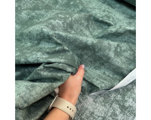 Ранфорс мрамор пыльный изумруд 