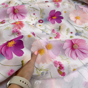 Ранфорс цветы 279