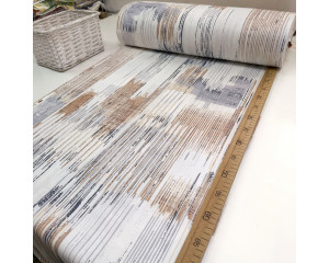 Ранфорс штрихи кофе