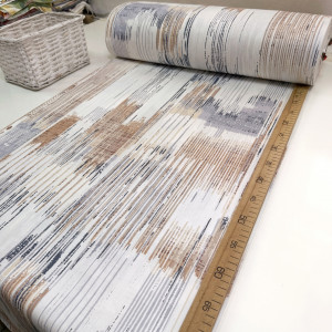 Ранфорс штрихи кофе