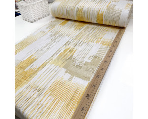 Ранфорс штрихи желтые 