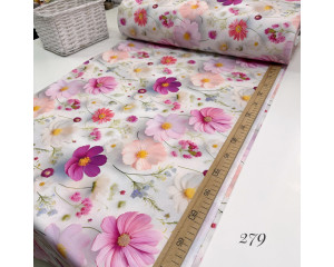 Ранфорс цветы 279