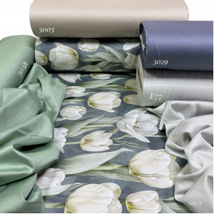 Сатин цветы 122/1