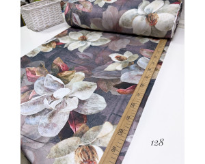 Сатин цветы 128