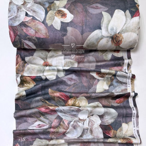 Сатин цветы 128