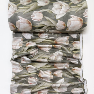 Сатин цветы 122