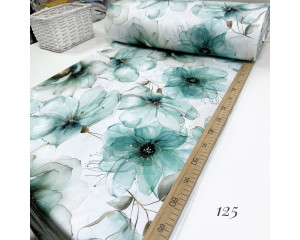 Сатин цветы 125
