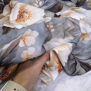 Сатин цветы 124/1