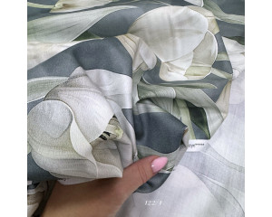 Сатин цветы 122/1