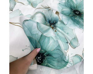Сатин цветы 125