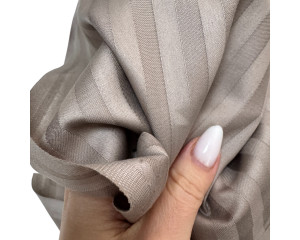 Страйп-сатин W 47 (тауп)