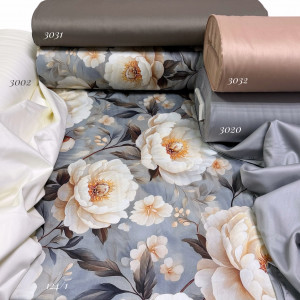 Сатин цветы 124/1