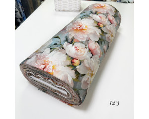 Сатин цветы 123