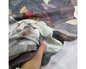 Сатин цветы 128