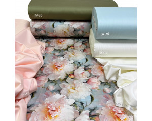 Сатин цветы 123