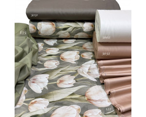 Сатин цветы 122