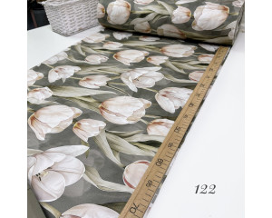 Сатин цветы 122