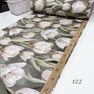 Сатин цветы 122