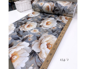 Сатин цветы 124/1