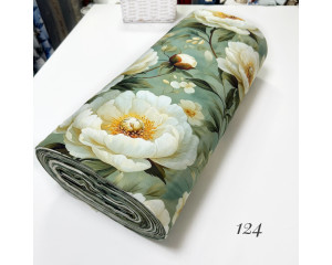 Сатин цветы 124