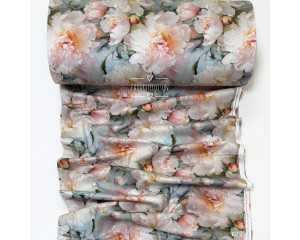 Сатин цветы 123