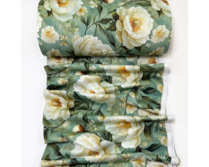 Сатин цветы 124