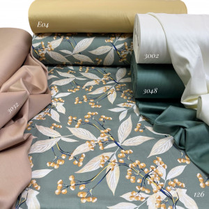 Сатин цветы 126