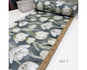 Сатин цветы 122/1