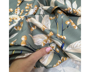 Сатин цветы 126