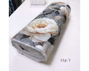 Сатин цветы 124/1