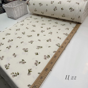 Фланель цветы 22