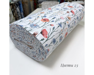 Фланель цветы 23