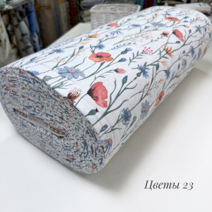 Фланель цветы 23