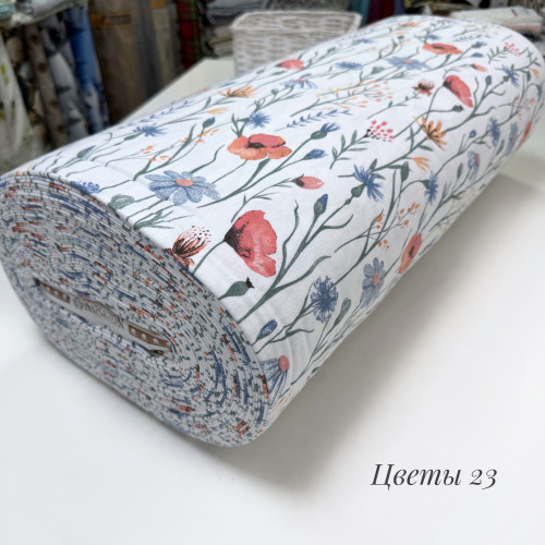 Фланель цветы 23