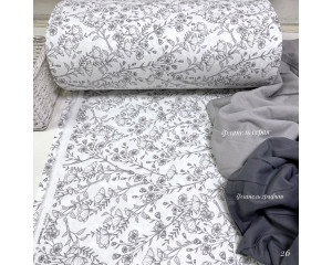 Фланель цветы 26