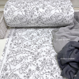 Фланель цветы 26