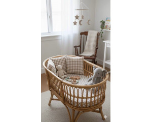 Фланель клетка тауп