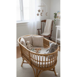 Фланель клетка тауп