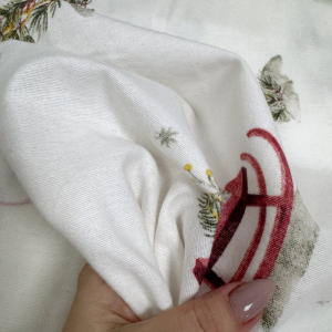 Фланель снеговички