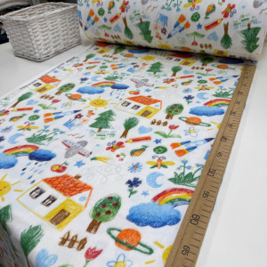 Фланель детские рисунки