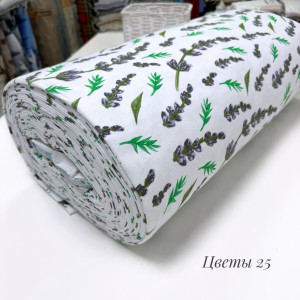 Фланель цветы 25