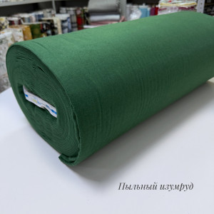 Фланель пыльный изумруд