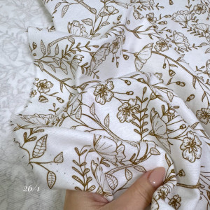 Фланель цветы 26/1