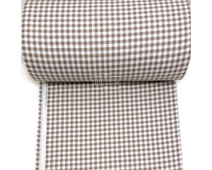Фланель клетка тауп