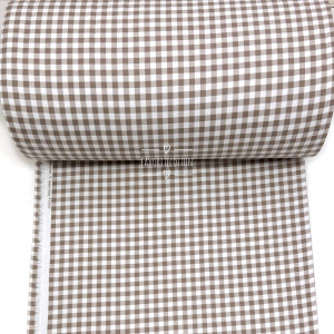 Фланель клетка тауп