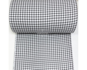 Фланель клетка серая