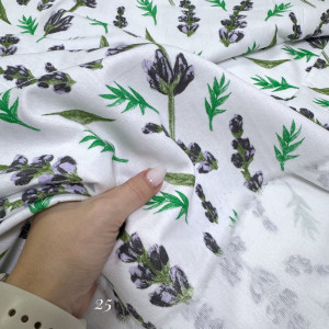 Фланель цветы 25